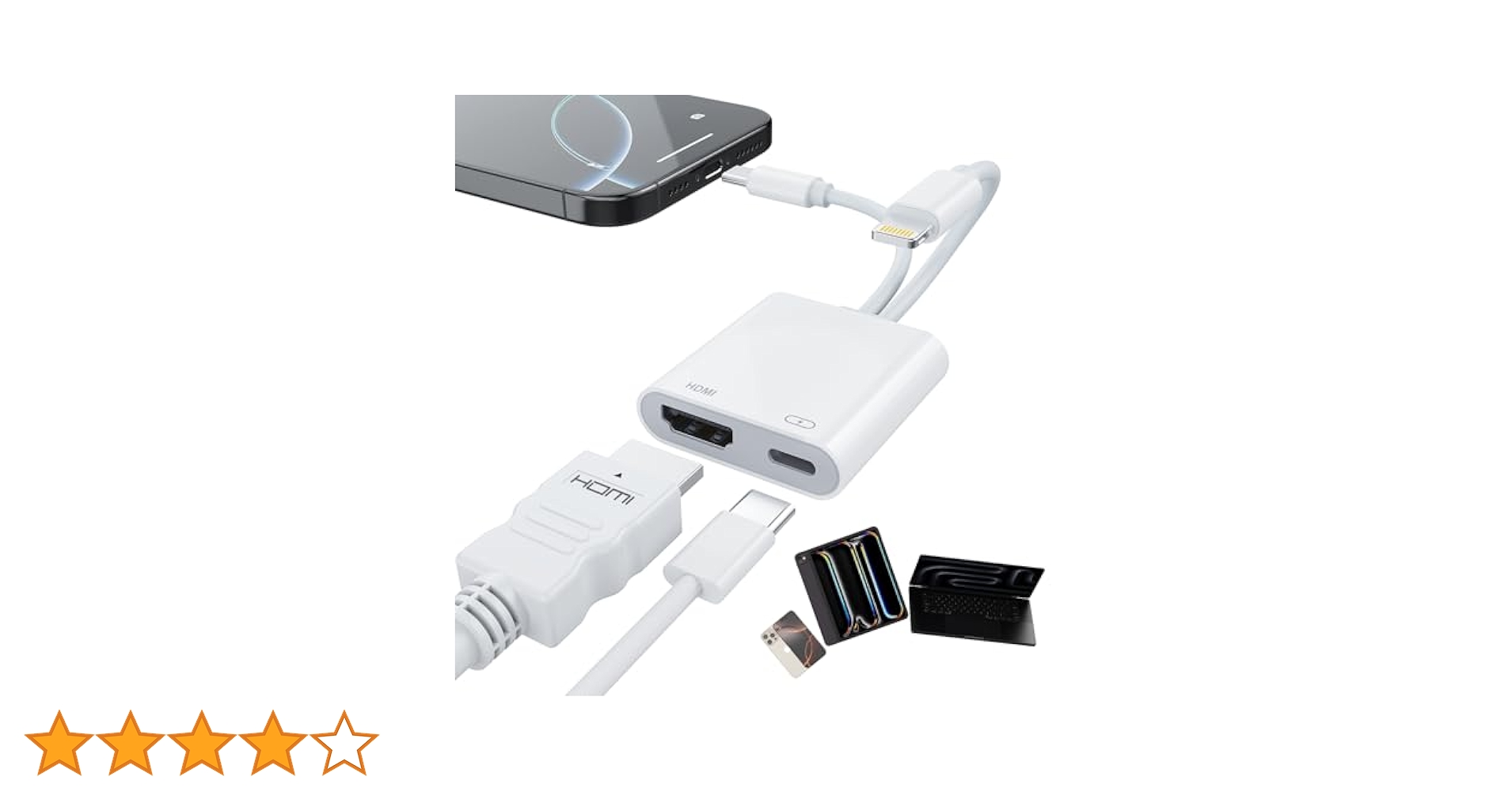 Amazon.co.jp: 【2025新登場・MFi認証】Type-C/iPhone HDMI変換
